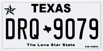 TX license plate DRQ9079