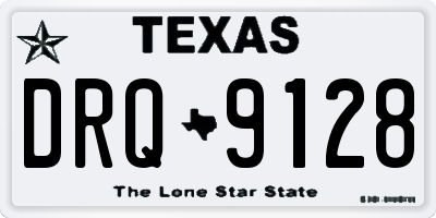 TX license plate DRQ9128
