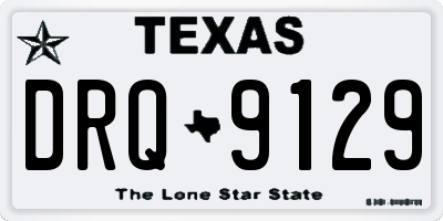 TX license plate DRQ9129