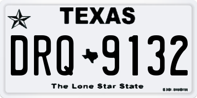 TX license plate DRQ9132