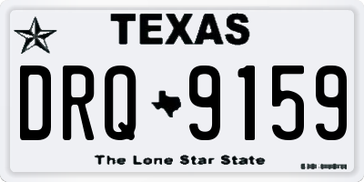 TX license plate DRQ9159