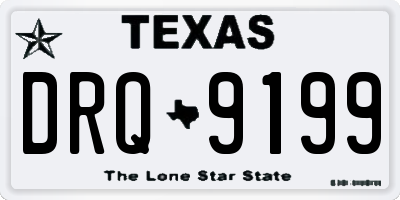 TX license plate DRQ9199