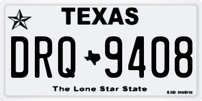TX license plate DRQ9408