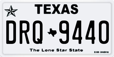 TX license plate DRQ9440