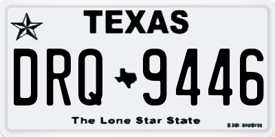 TX license plate DRQ9446