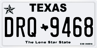 TX license plate DRQ9468