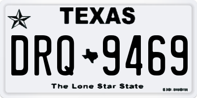 TX license plate DRQ9469