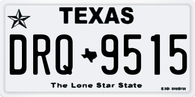 TX license plate DRQ9515