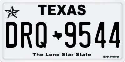 TX license plate DRQ9544