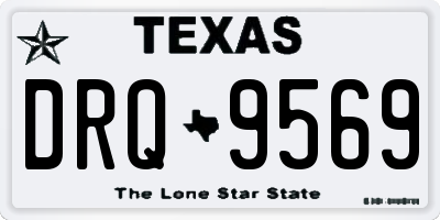 TX license plate DRQ9569