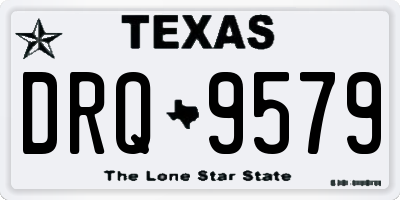 TX license plate DRQ9579