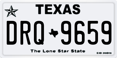TX license plate DRQ9659