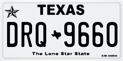 TX license plate DRQ9660