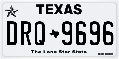 TX license plate DRQ9696