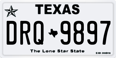 TX license plate DRQ9897