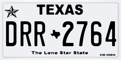 TX license plate DRR2764