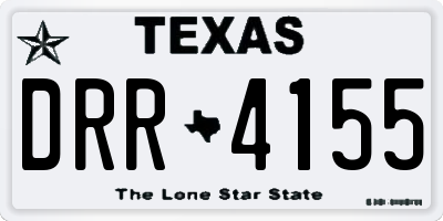 TX license plate DRR4155
