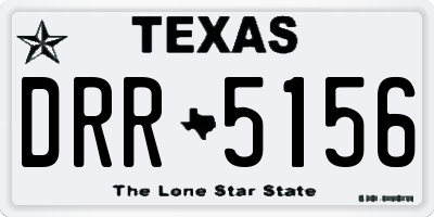 TX license plate DRR5156