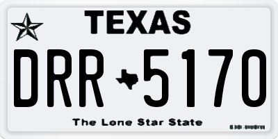 TX license plate DRR5170
