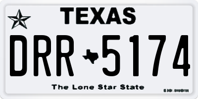 TX license plate DRR5174