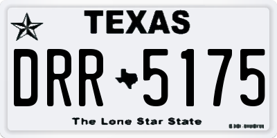 TX license plate DRR5175