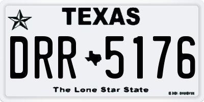 TX license plate DRR5176