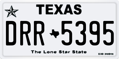 TX license plate DRR5395