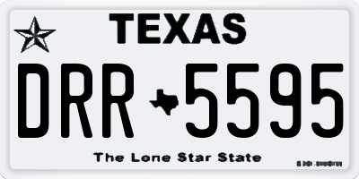 TX license plate DRR5595