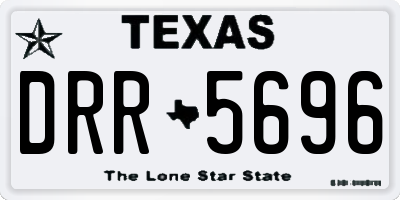 TX license plate DRR5696
