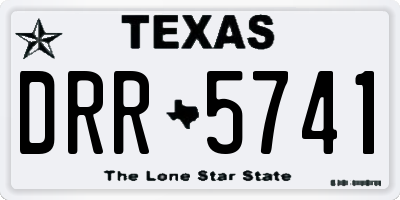 TX license plate DRR5741