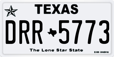 TX license plate DRR5773