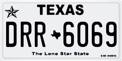 TX license plate DRR6069