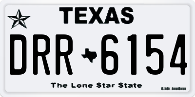 TX license plate DRR6154