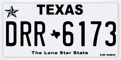 TX license plate DRR6173