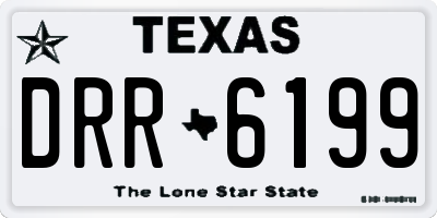 TX license plate DRR6199