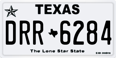 TX license plate DRR6284