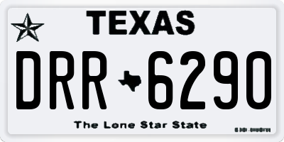 TX license plate DRR6290