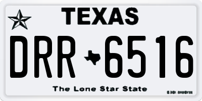 TX license plate DRR6516