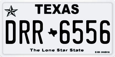 TX license plate DRR6556