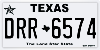 TX license plate DRR6574