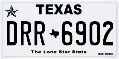TX license plate DRR6902