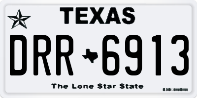TX license plate DRR6913