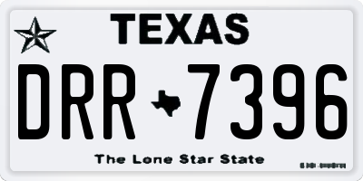 TX license plate DRR7396