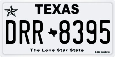 TX license plate DRR8395