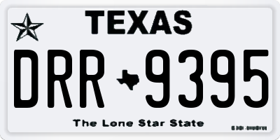 TX license plate DRR9395