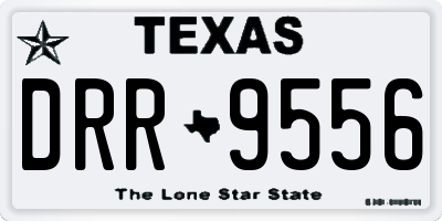 TX license plate DRR9556