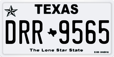 TX license plate DRR9565