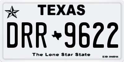 TX license plate DRR9622