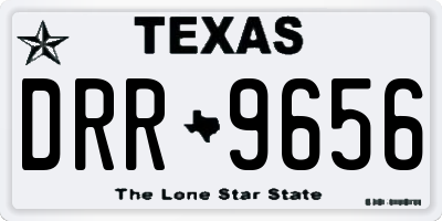 TX license plate DRR9656