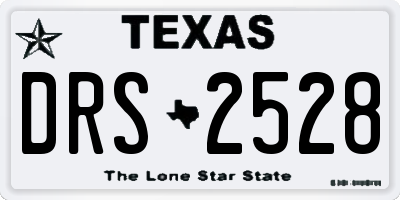 TX license plate DRS2528